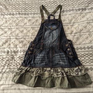 Faded Glory Ruffled Bib Dress